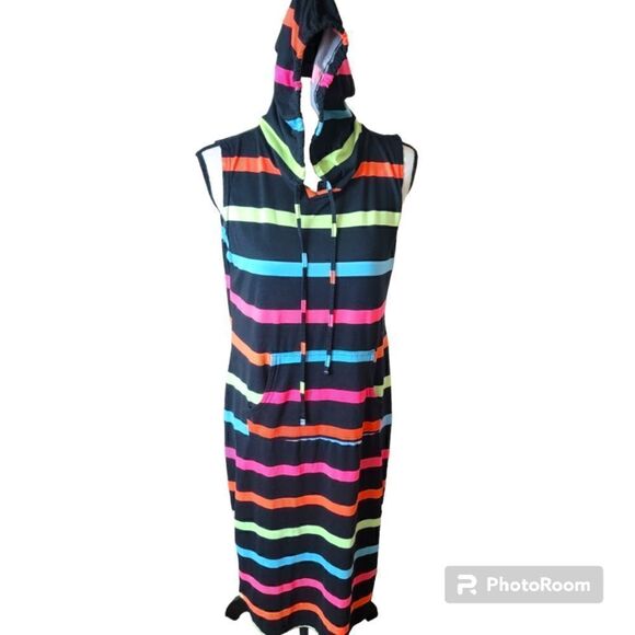 Bobbie Brooks Multi Colored Beach Cover Up Style Dress. Size M. - Picture 1 of 7